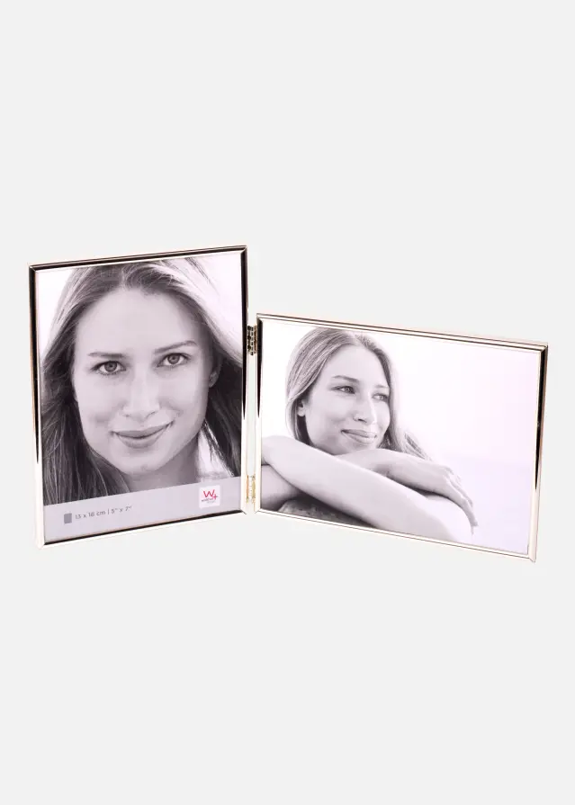 Walther Chloe Folding Frame III Silver 13x18 cm - 2 Pictures