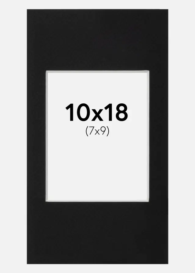 Artlink Mount Black Standard (White Core) 10x18 cm (7x9)