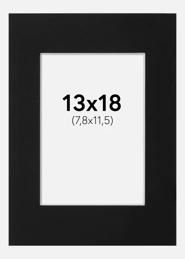 Artlink Mount Black Standard (White Core) 13x18 cm (7,8x11,5)