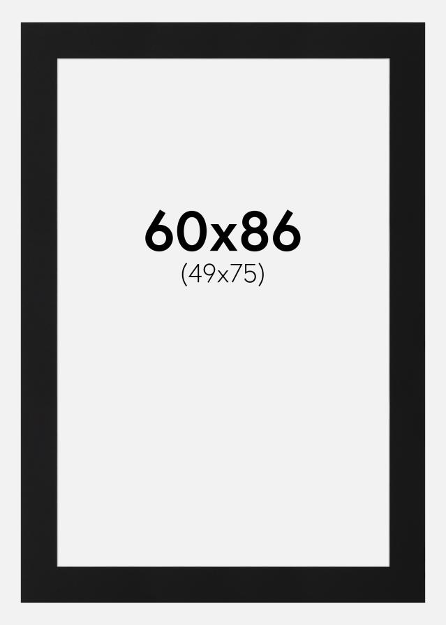 Artlink Mount Black Standard (White Core) 60x86 cm (49x75)