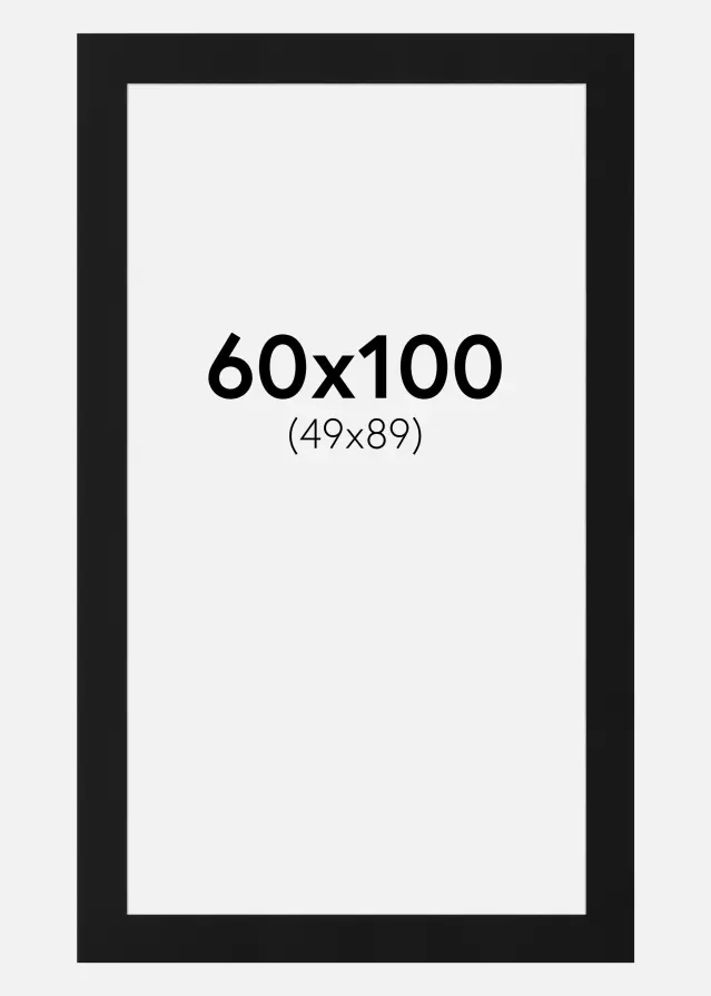 Artlink Mount Black Standard (White Core) 60x100 cm (49x89)