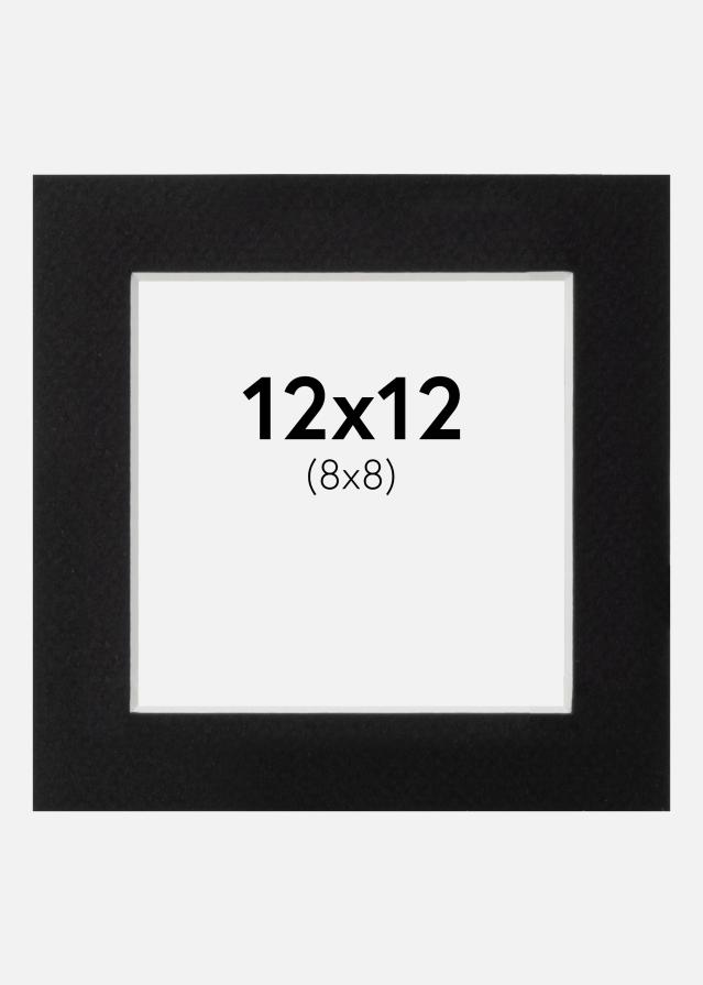 Galleri 1 Mount Canson Black (White Core) 12x12 cm (8x8)