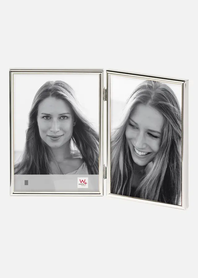Walther Chloe Folding Frame Silver 9x13 cm - 2 Pictures