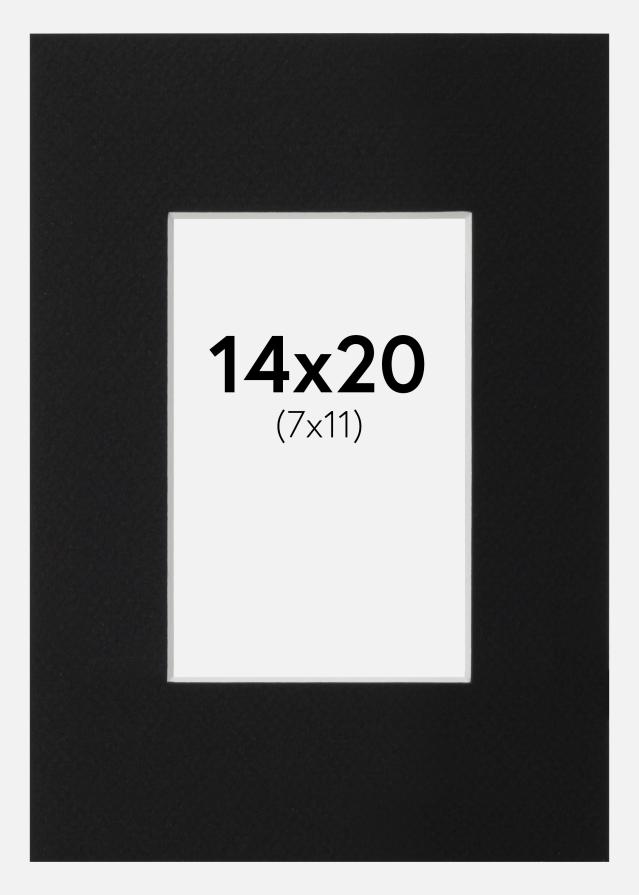 Artlink Mount Black Standard (White Core) 14x20 cm (7x11)