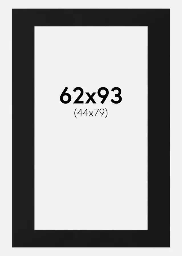Artlink Mount Black Standard (White Core) 62x93 cm (44x79)