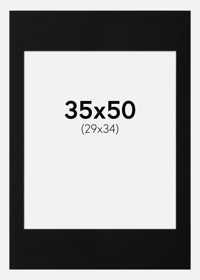 Artlink Mount Black Standard (White Core) 35x50 cm (29x34)