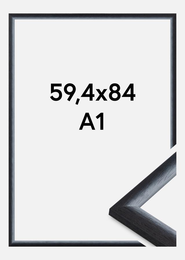 Jämtlands Ramfabrik Frame Cornwall Acrylic Glass Black 59.4x84 cm (A1)