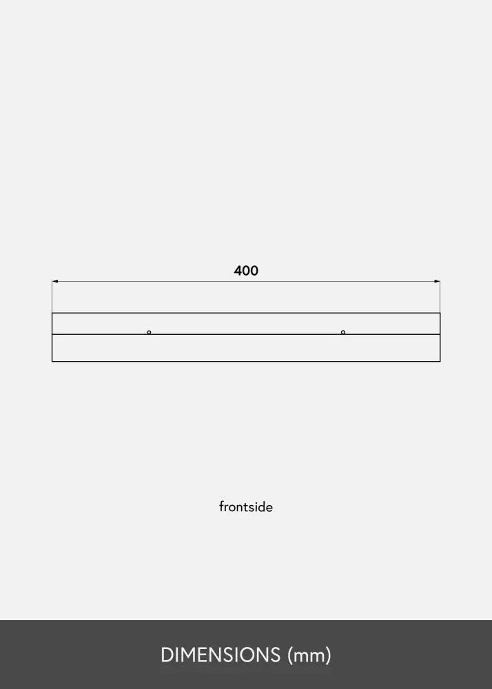 Artlink Picture shelf Oak 40 cm