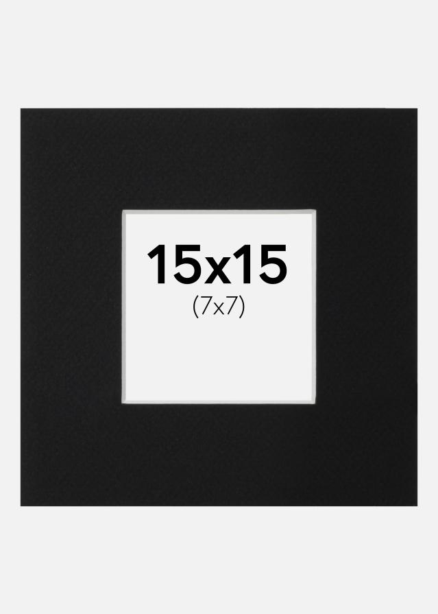 Artlink Mount Black Standard (White Core) 15x15 cm (7x7)