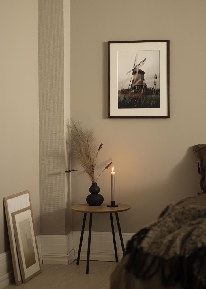 Estancia Frame E-Line Acrylic glass Walnut 50x50 cm