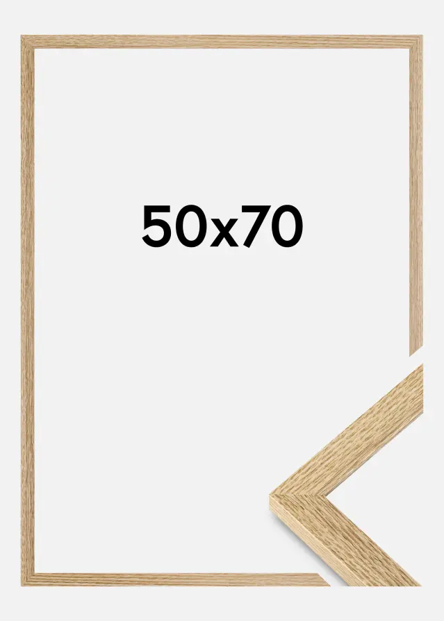 BGA Frame Selection Acrylic Glass Oak 50x70 cm