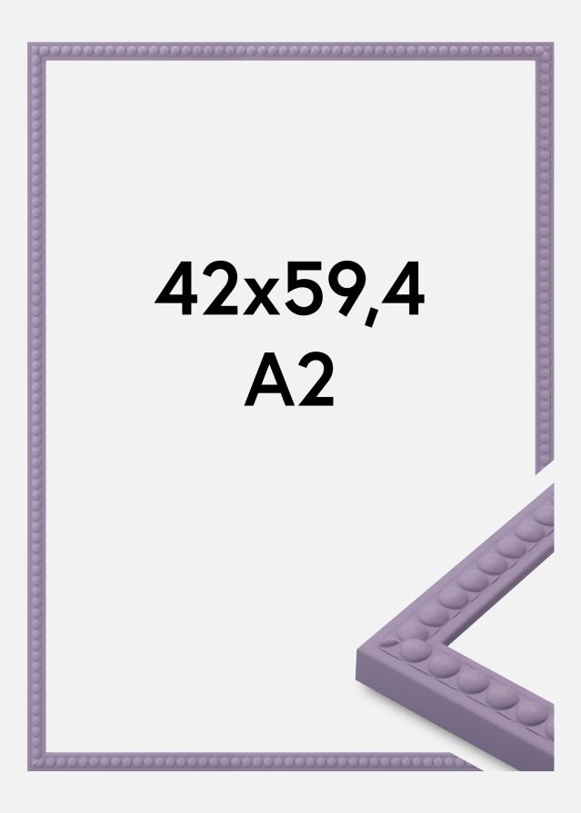 Jämtlands Ramfabrik Frame Perla Acrylic Glass Purple 42x59.4 cm (A2)