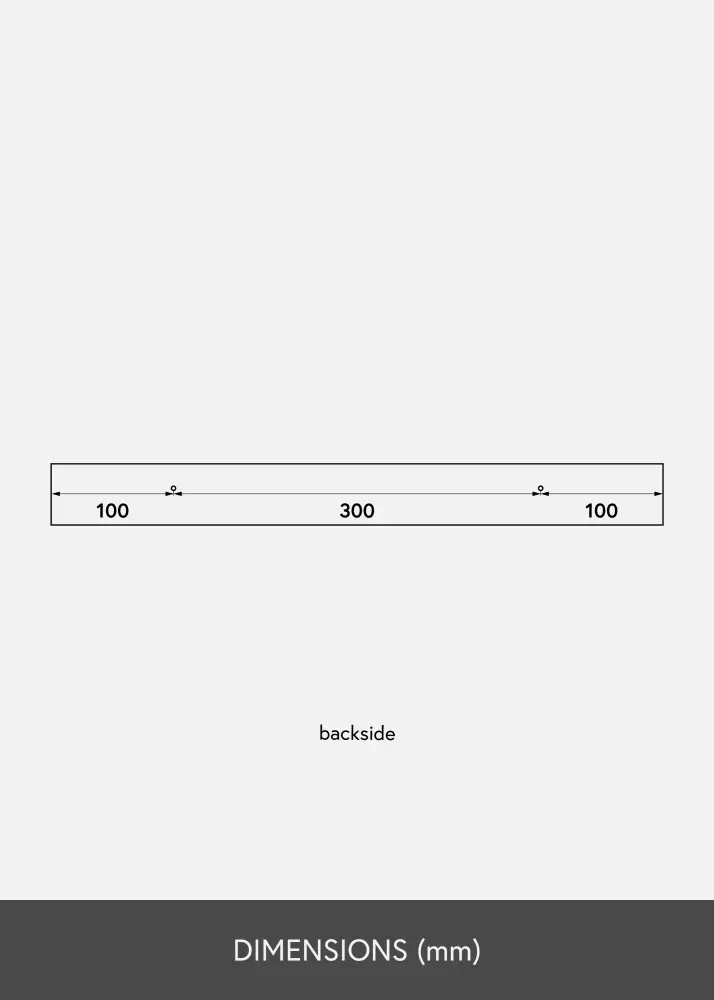 Artlink Picture shelf Black 50 cm