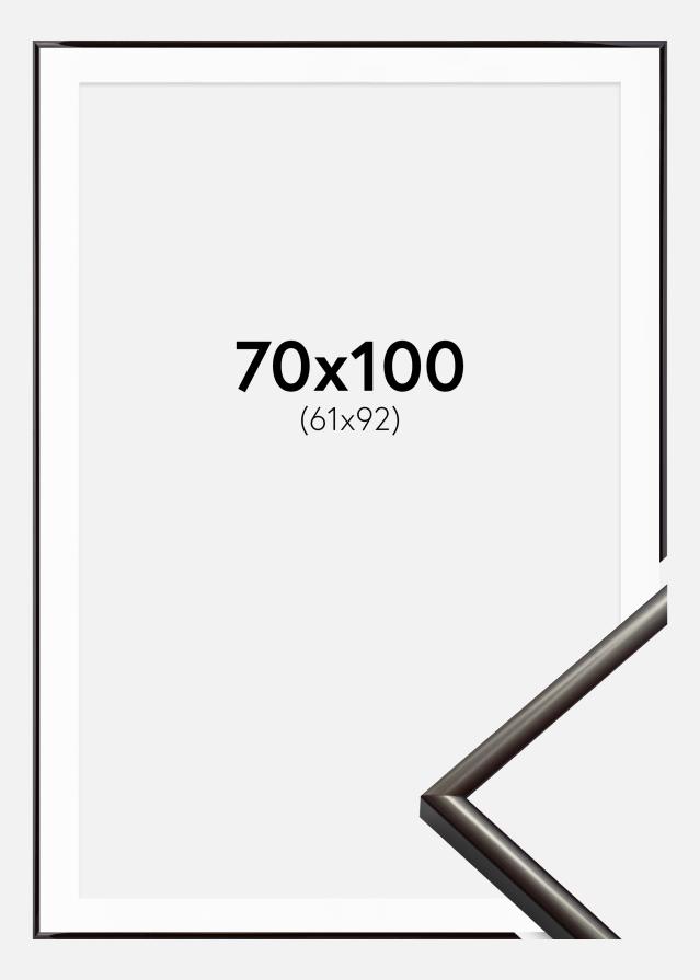 Ram med passepartou Frame New Lifestyle Espresso Brown 70x100 cm - Picture Mount White 62x93 cm