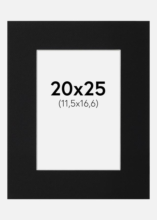 Artlink Mount Black Standard (White Core) 20x25 cm (11,5x16,6)