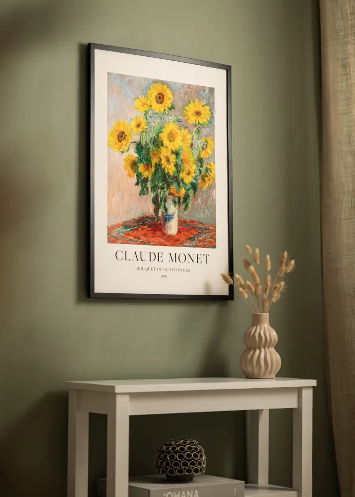 BGA Frame Modern Acrylic Glass Black 42x59 cm (A2)