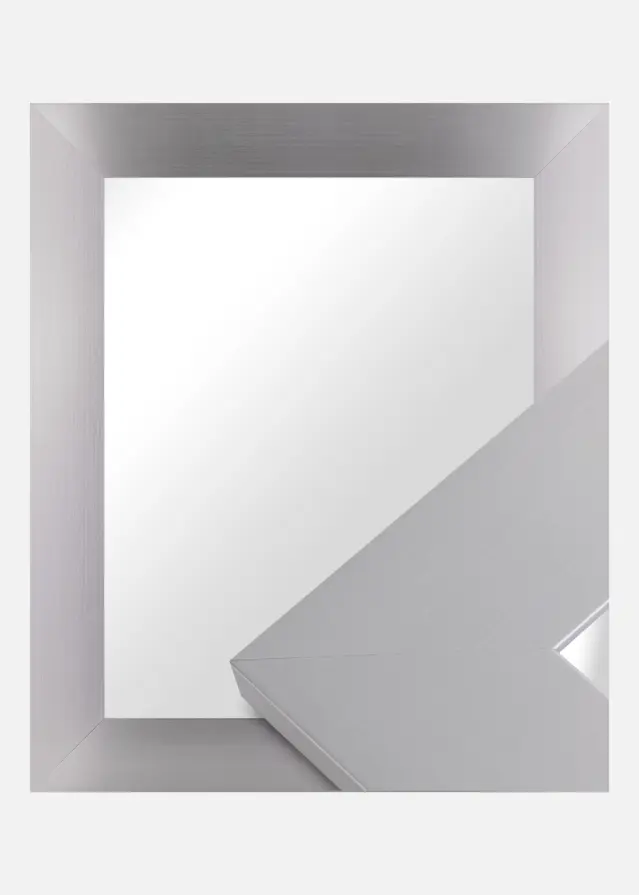 Ramverkstad Mirror Dover Smooth Silver - Custom Size
