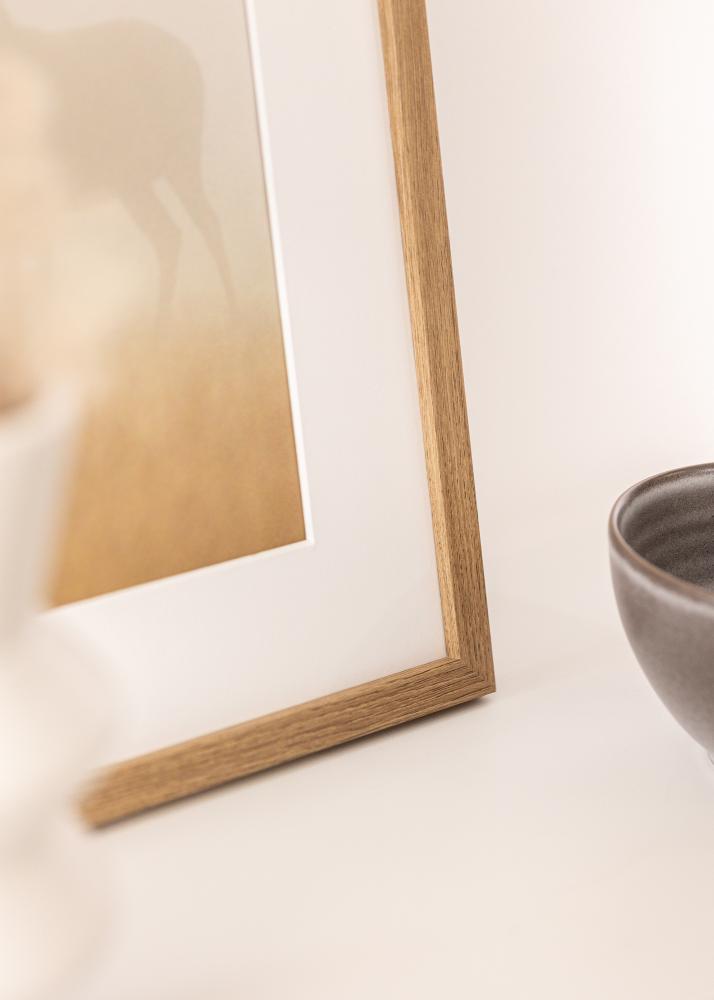 BGA Frame Modern Acrylic Glass Teak 21x29.7cm (A4)