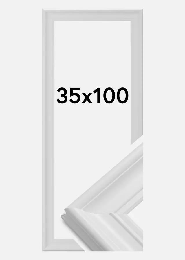 Ramverkstad Frame Mora Premium White 35x100 cm
