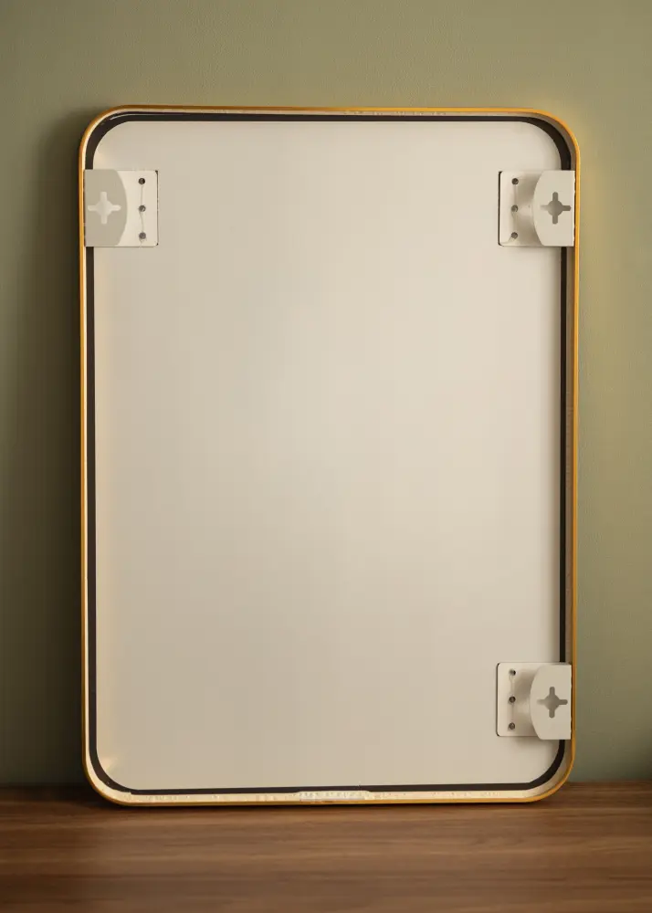 House Nordic Mirror Madrid Brass 50x70 cm