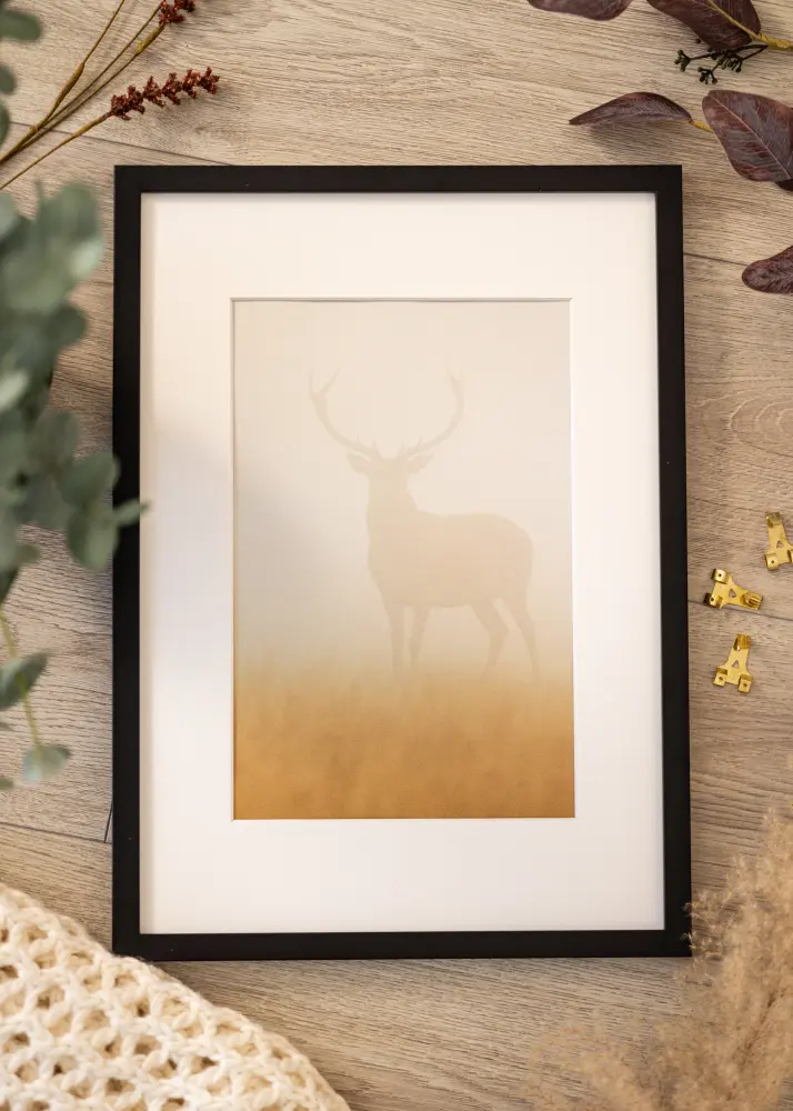 BGA Frame Modern Acrylic Glass Black 42x59 cm (A2)