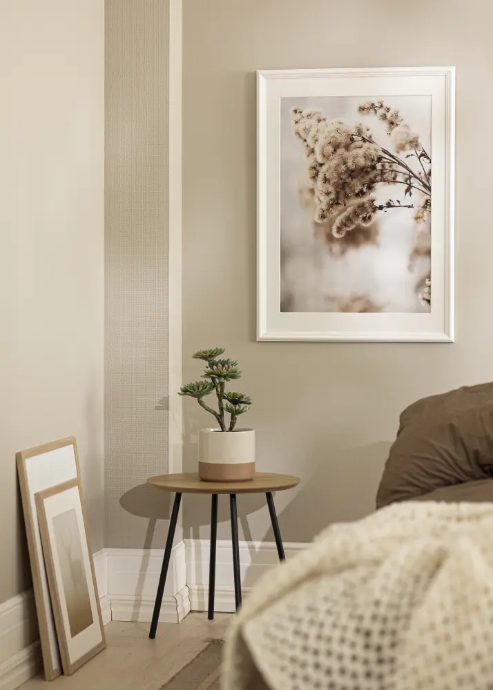 Ram med passepartou Frame Siljan White 42x59.4 cm (A2) - Picture Mount White 25x38 cm