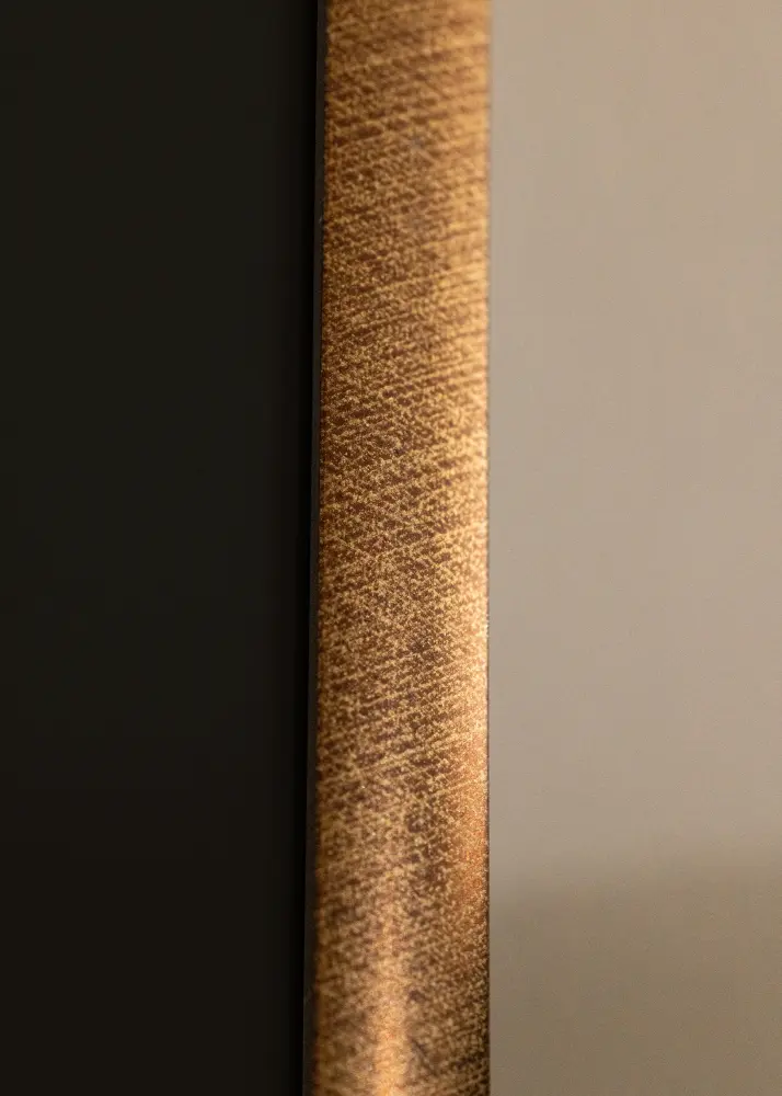 Ram med passepartou Frame New Lifestyle Bronze 60x80 cm - Picture Mount Black 50x65 cm