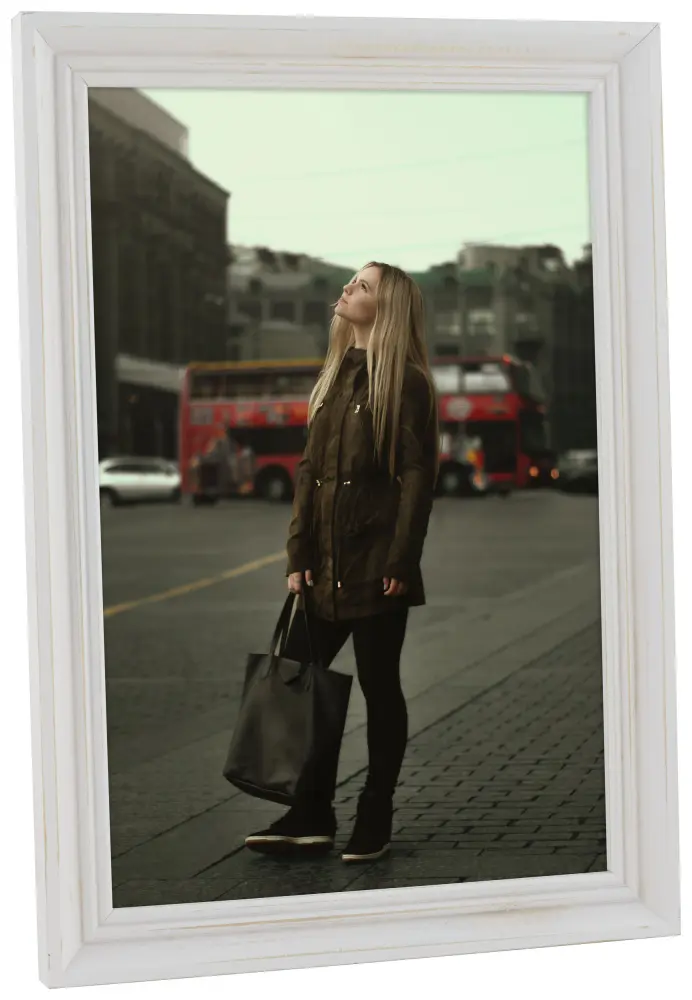 ZEP Frame Vintage Home White 18x24 cm