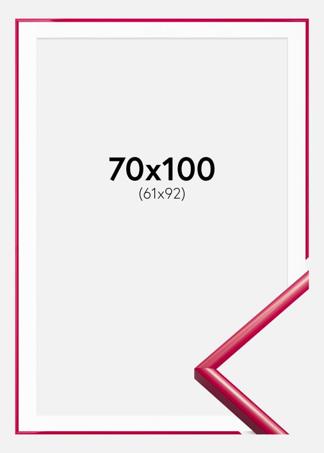 Ram med passepartou Frame New Lifestyle Rose 70x100 cm - Picture Mount White 62x93 cm