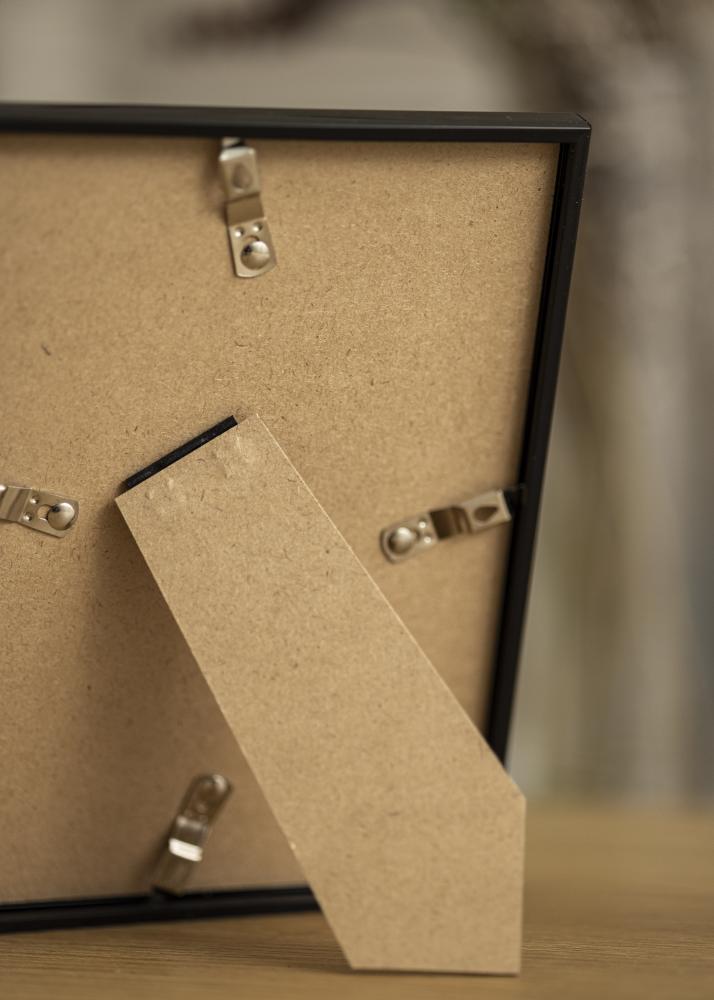 Ram med passepartou Frame Victoria Black 13x18 cm - Picture Mount Black 3.5x5 inches