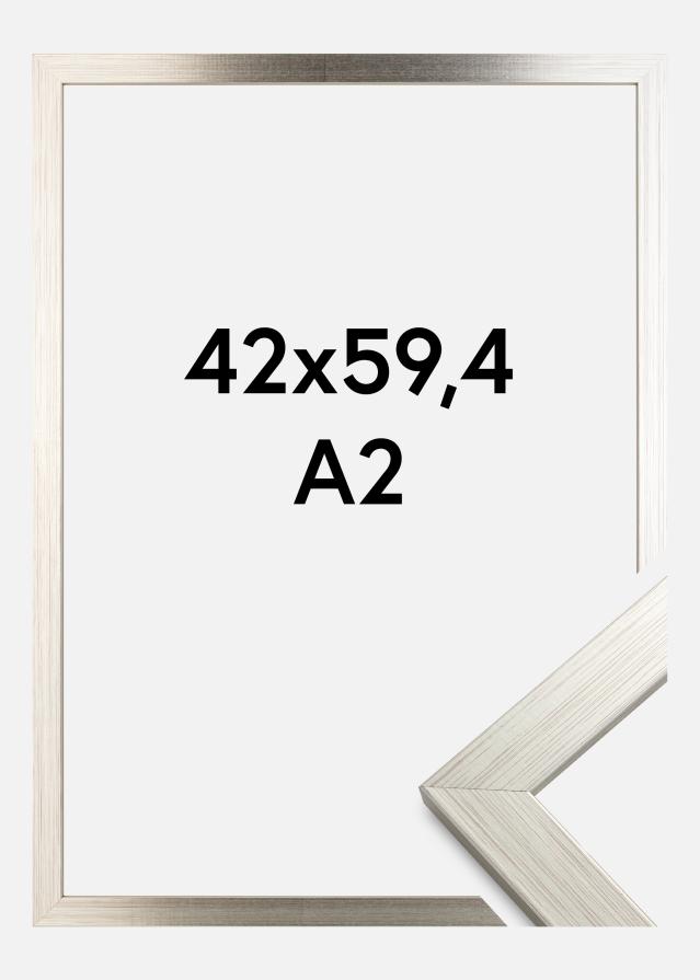 Galleri 1 Frame Silver Wood 42x59,4 cm (A2)