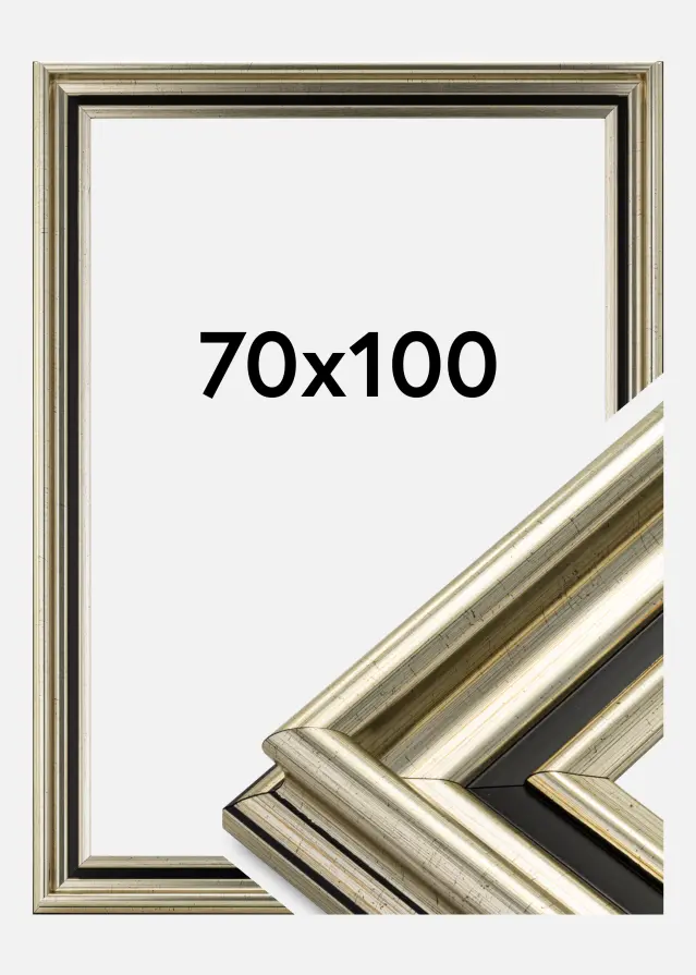 Ramverkstad Frame Gysinge Premium Silver 70x100 cm