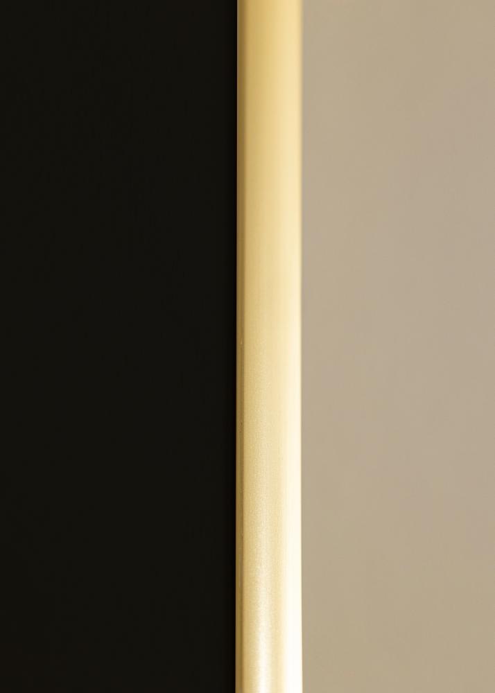 Ram med passepartou Frame New Lifestyle Gold 30x40 cm - Picture Mount Black 21x29.7 cm