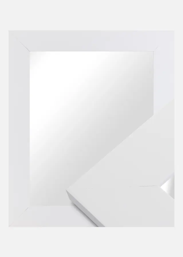 Ramverkstad Mirror Dover White - Custom Size