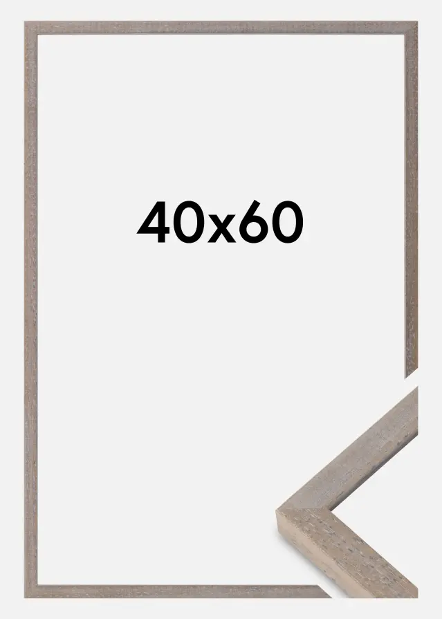 Mavanti Frame Ares Acrylic Glass Grey 40x60 cm