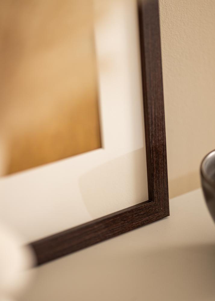 BGA Frame Deco Acrylic Glass Walnut 50x60 cm