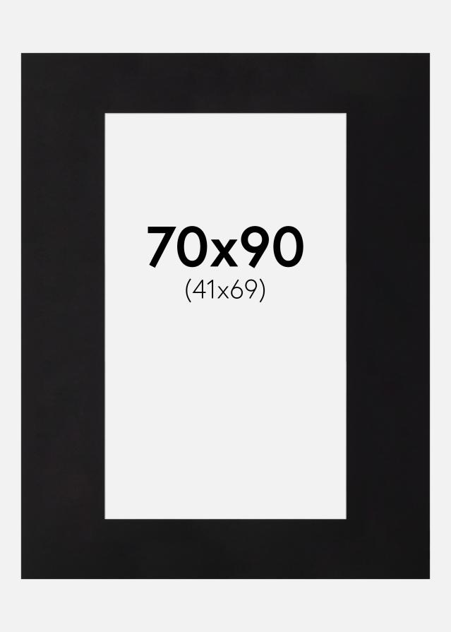 Galleri 1 Mount Canson Black (White Core) 50x80 cm (41x69)