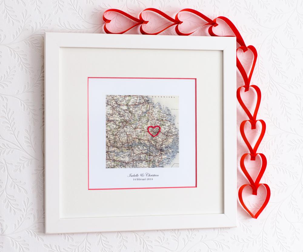 Egen tillverkning - Passepartouter Mount White (Red Core) - Custom Size