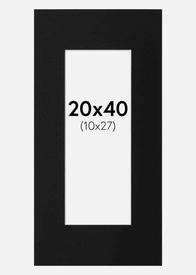 Artlink Mount Black Standard (White Core) 20x40 cm (10x27)