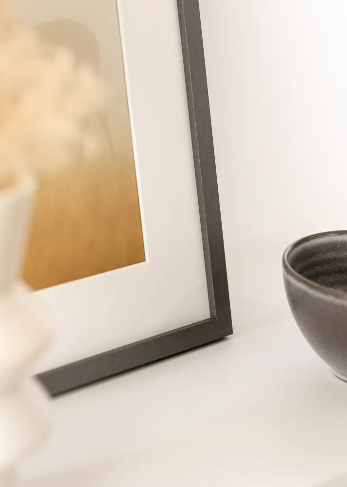 BGA Frame Modern Acrylic Glass Graphite 21x29.7cm (A4)