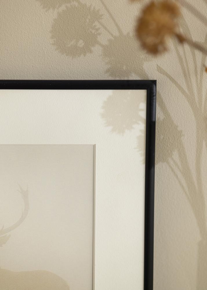 BGA Frame New Lifestyle Acrylic Glass Matt Black 60x90 cm