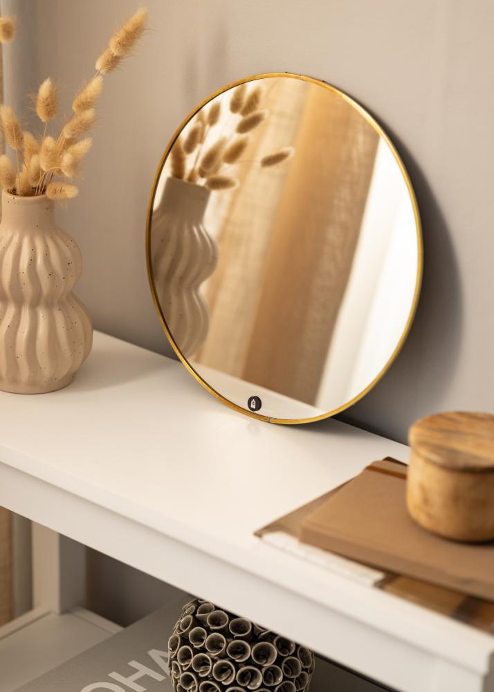 House Doctor Mirror House Doctor The Loop Brass 32 cm Ø