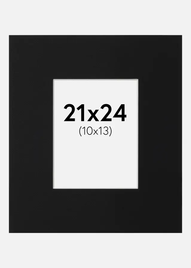 Artlink Mount Black Standard (White Core) 21x24 cm (10x13)