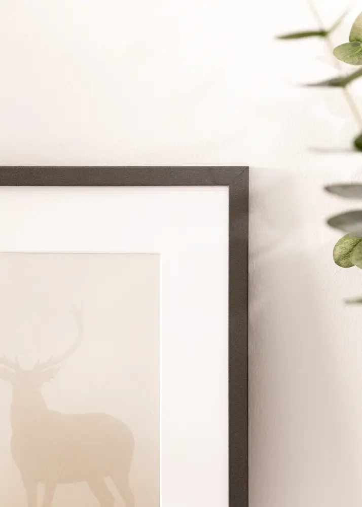 BGA Frame Modern Acrylic Glass Graphite 21x29.7cm (A4)