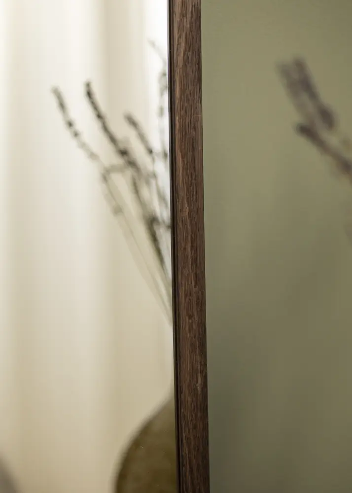 Incado Mirror Solid Smoked Oak 48x133 cm