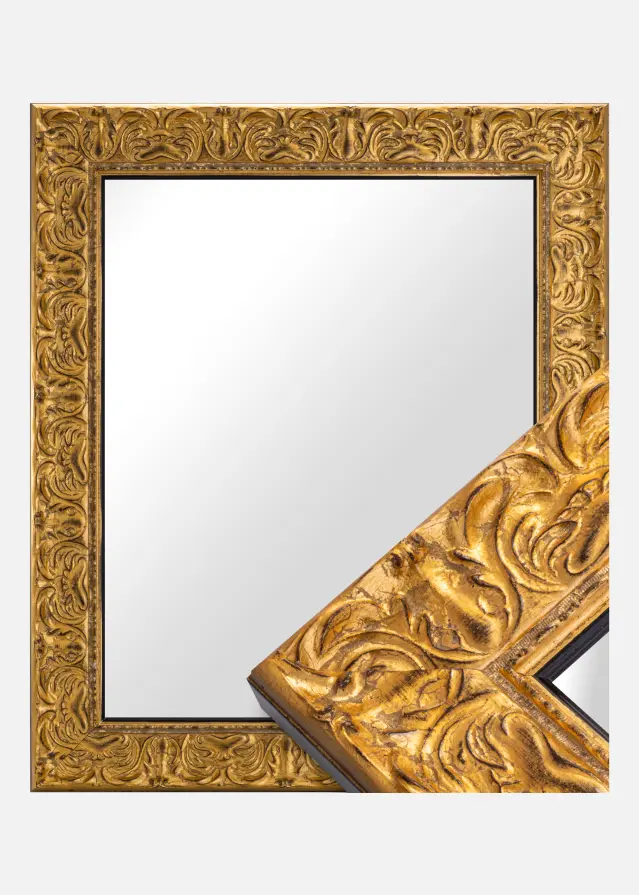 Ramverkstad Mirror Durham Gold - Custom Size