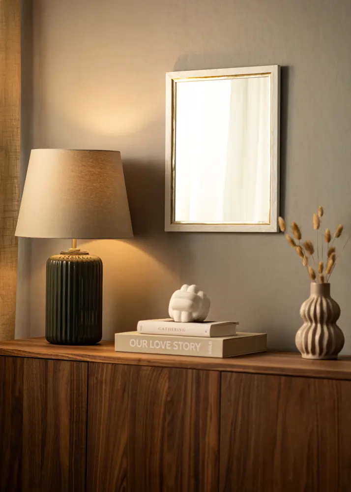 Ramverkstad Mirror Leonie White - Custom Size