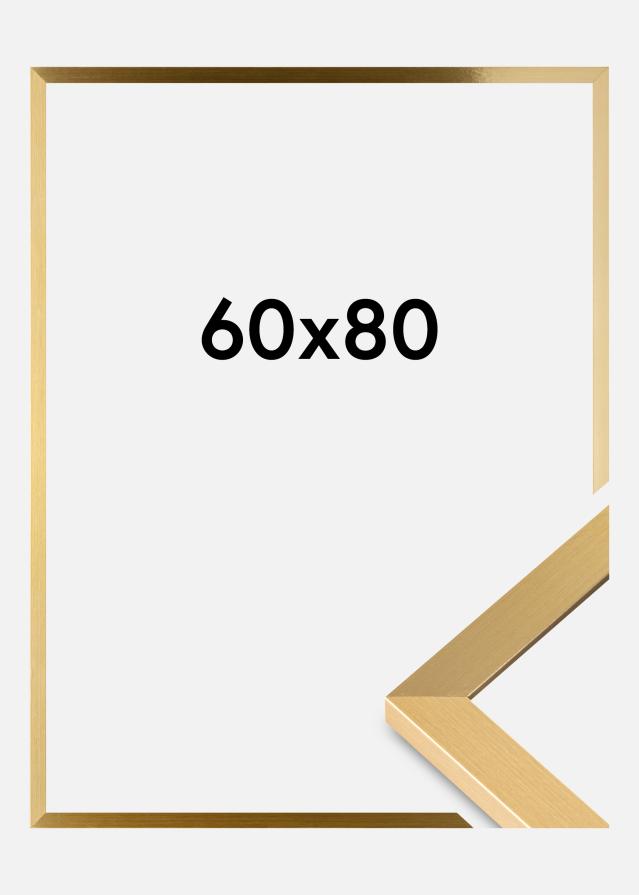 BGA Frame Selection Acrylic Glass Gold 60x80 cm