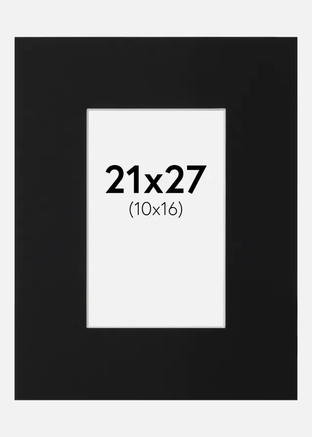 Artlink Mount Black Standard (White Core) 21x27 cm (10x16)