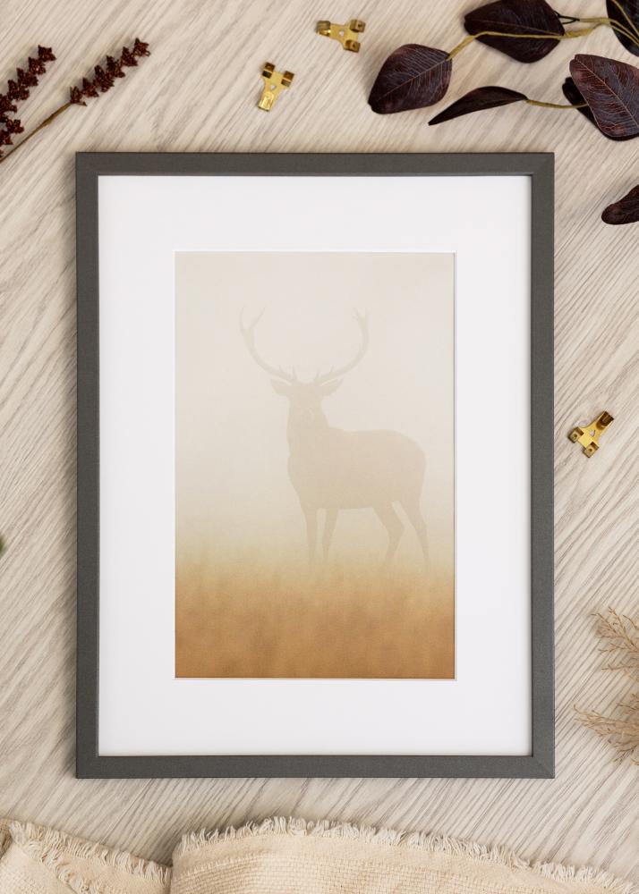 BGA Frame Modern Acrylic Glass Graphite 40x50cm